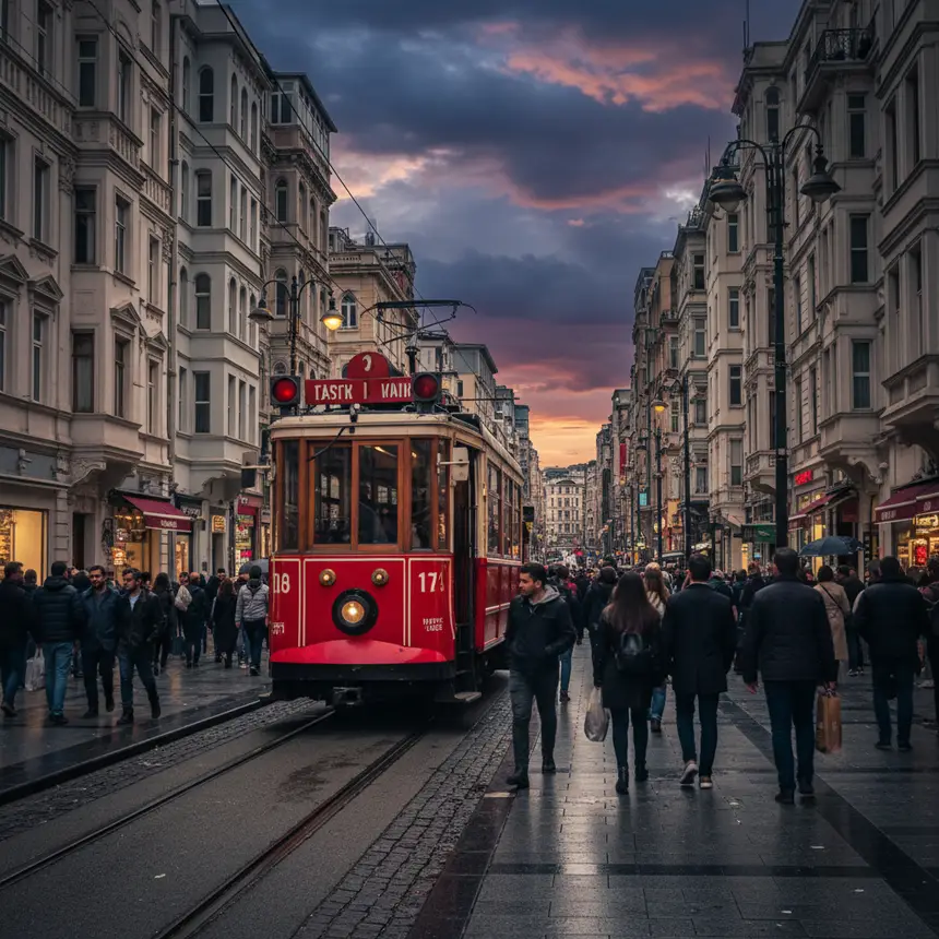Navigating Karakoy to Taksim with Historic Transit