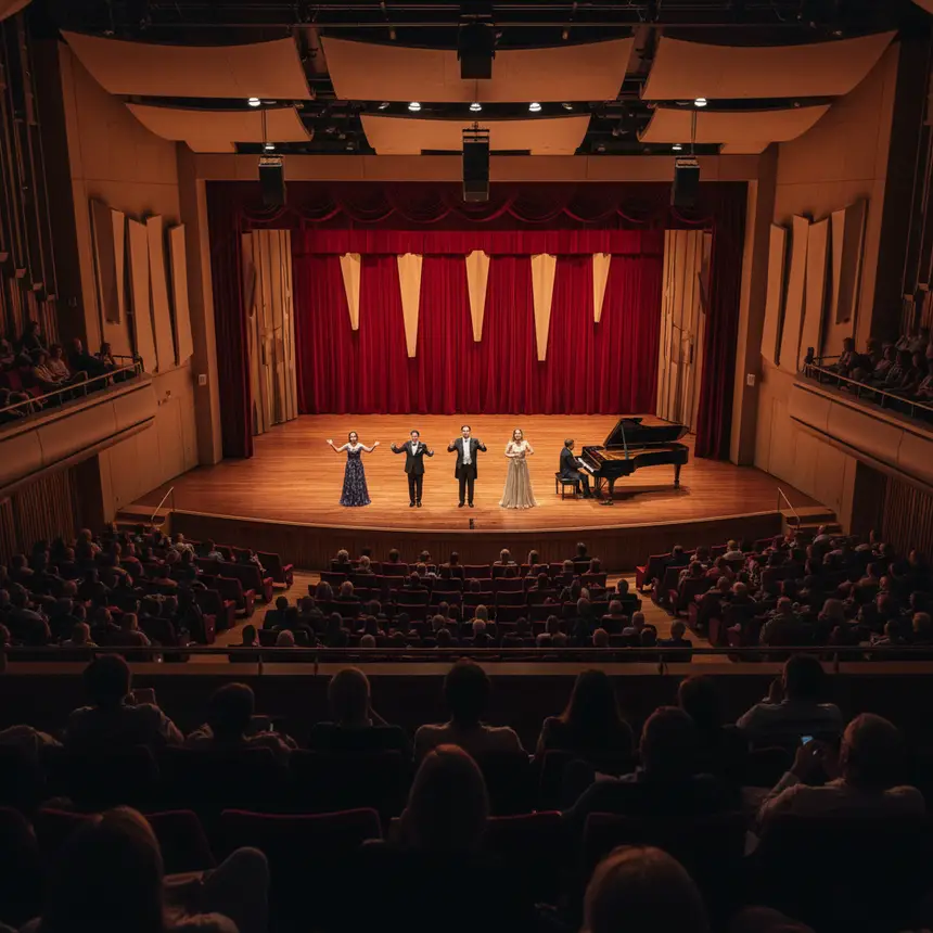 Inside Sydney Opera House during a performance