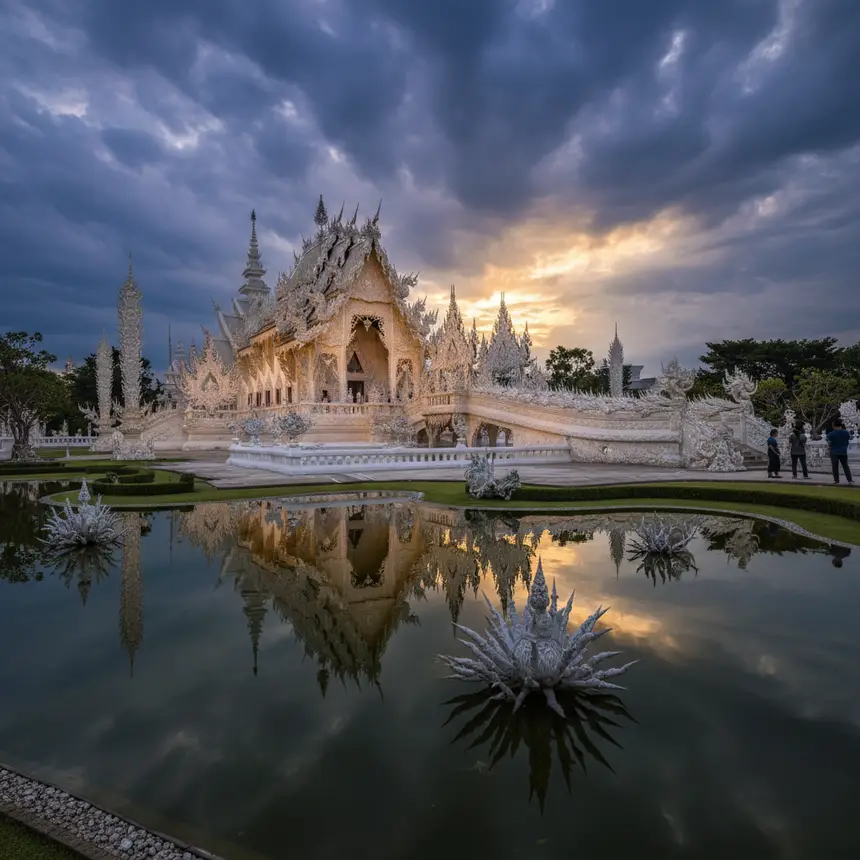Thai White Temple, Wat Rong Khun, cultural heritage