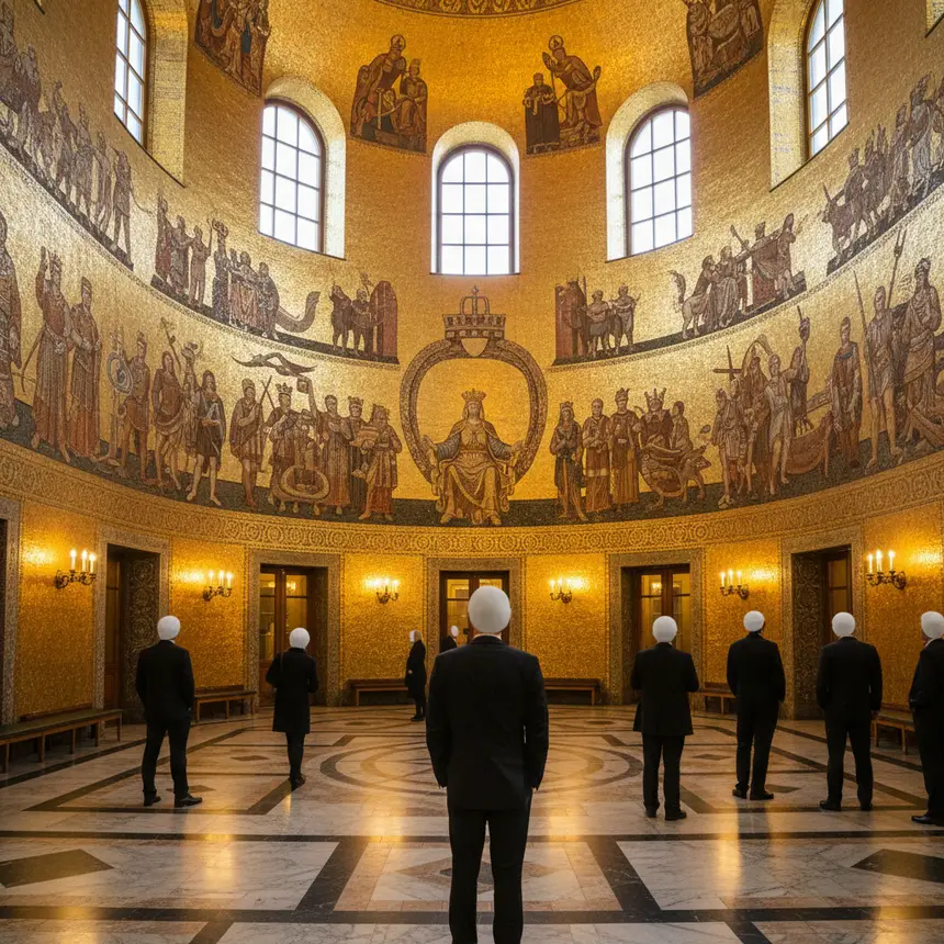 Golden Hall mosaic interior