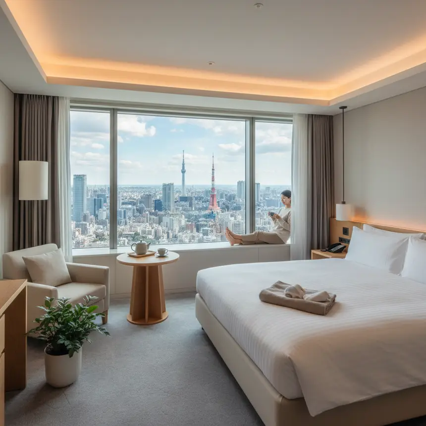 Tokyo hotel, Tokyo Tower view