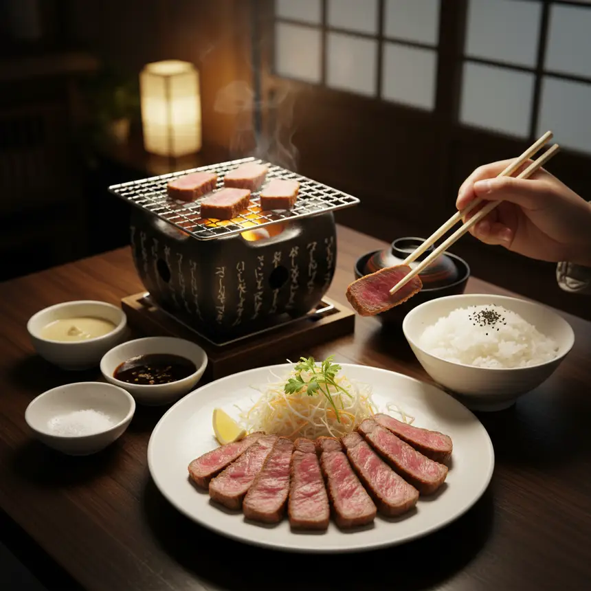 Gyukatsu, Japanese beef cutlet