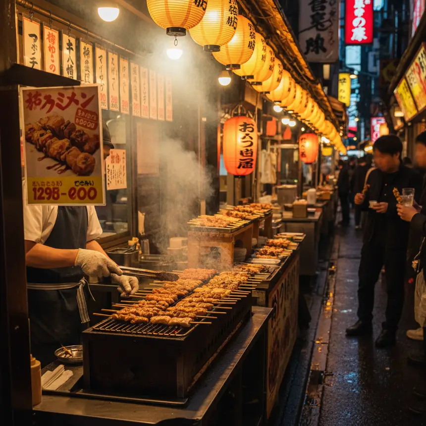 Yakitori, Japanese yakitori alley