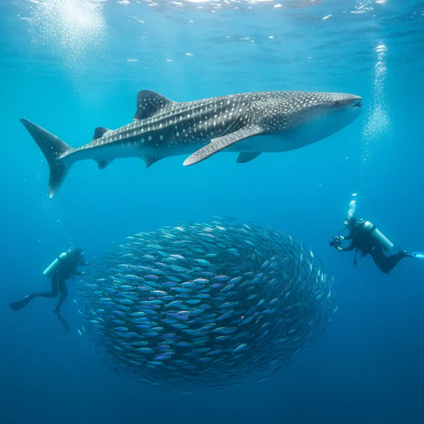 Diving into Marine Wonders and Hidden Cascades