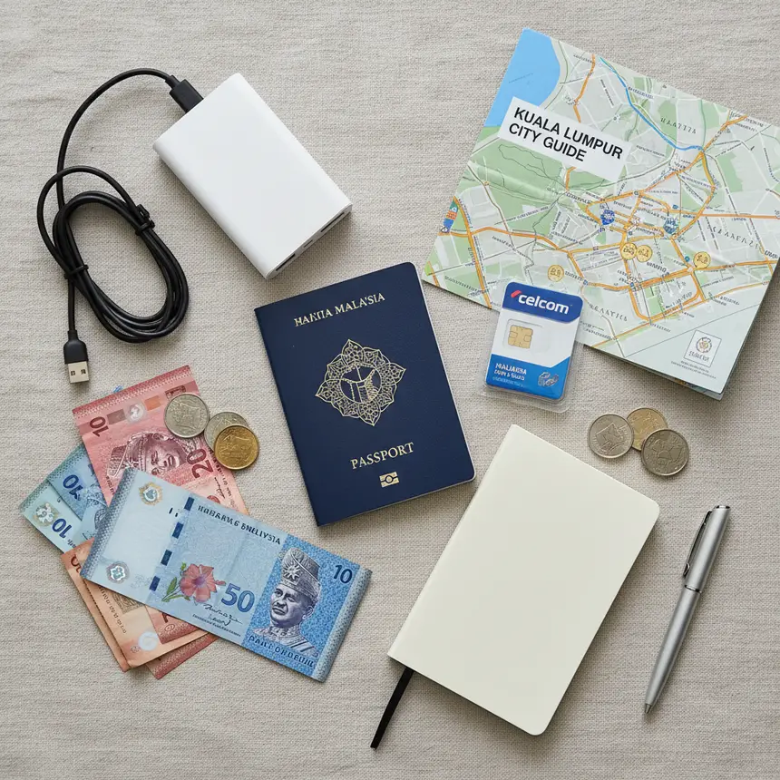 Travel essentials, Kuala Lumpur trip planning