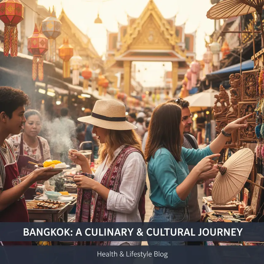 Diverse travelers, Bangkok cultural experience