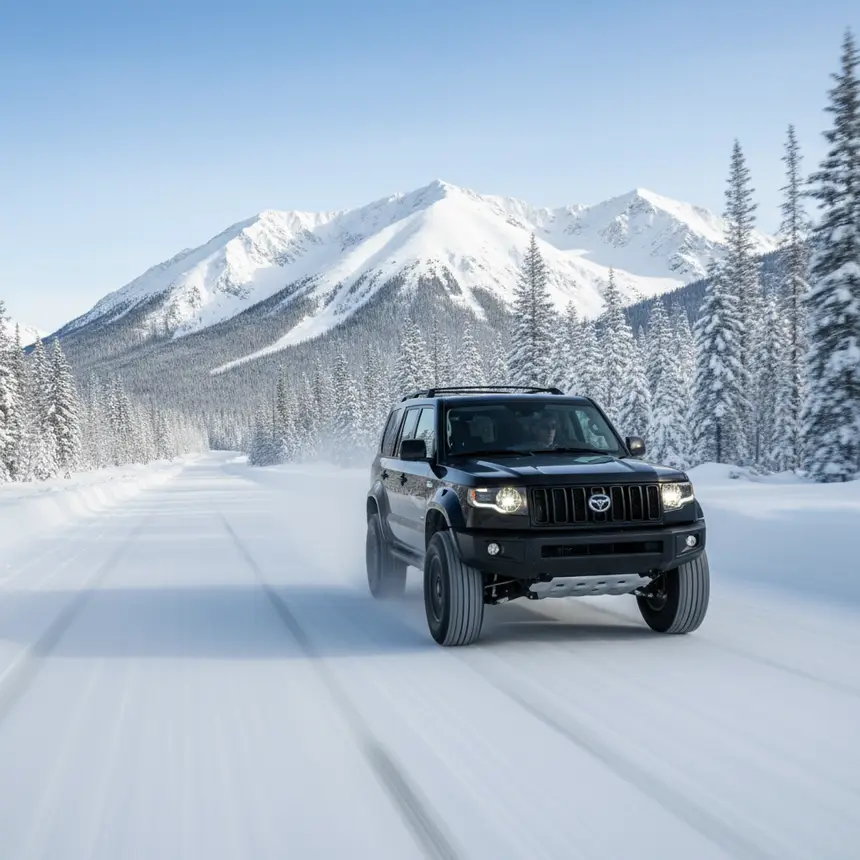 Winter Canada Car Driving