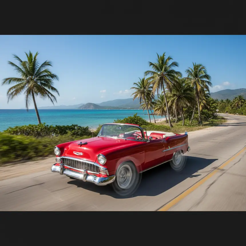 Cuba classic car travel
