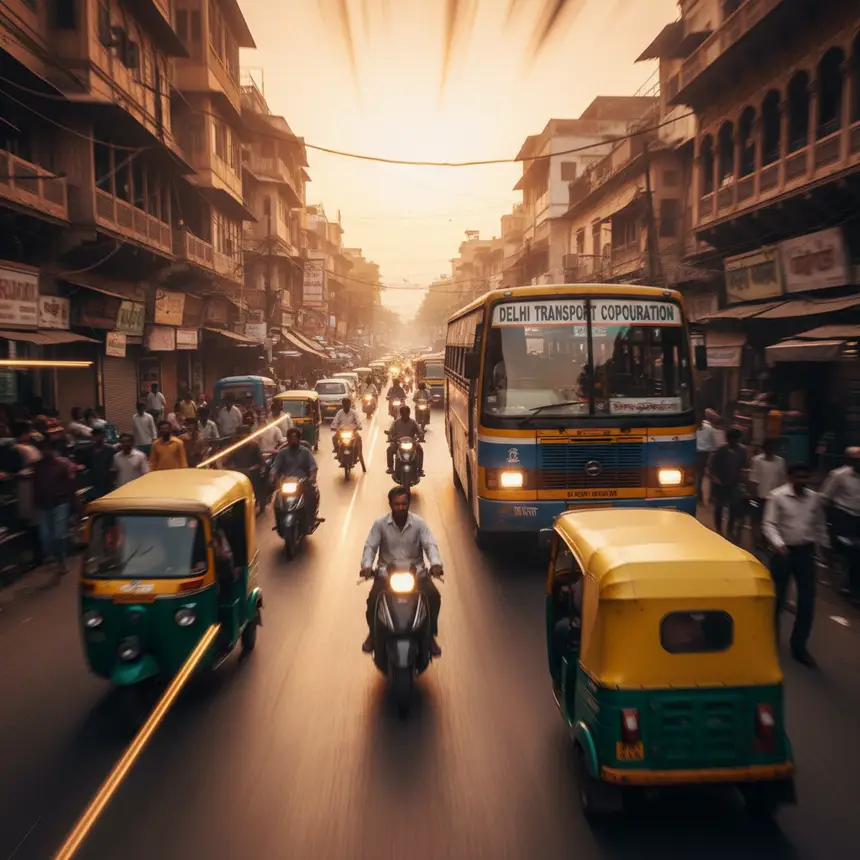 Delhi local transportation