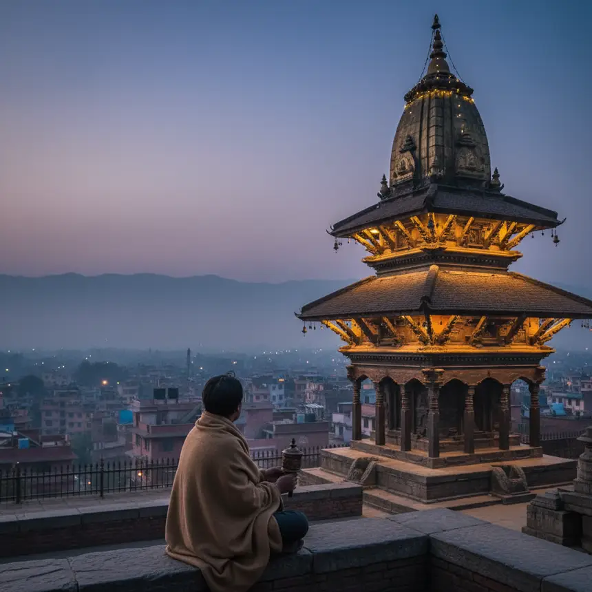 Kathmandu serene landscape