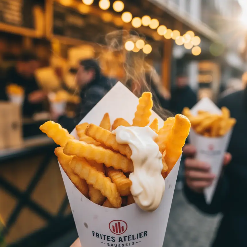Belgian frites street food