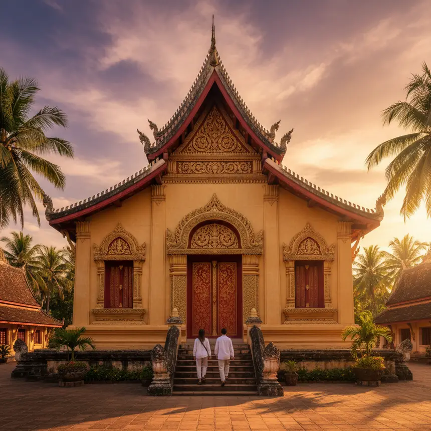 Ho Phakeo traditional architecture