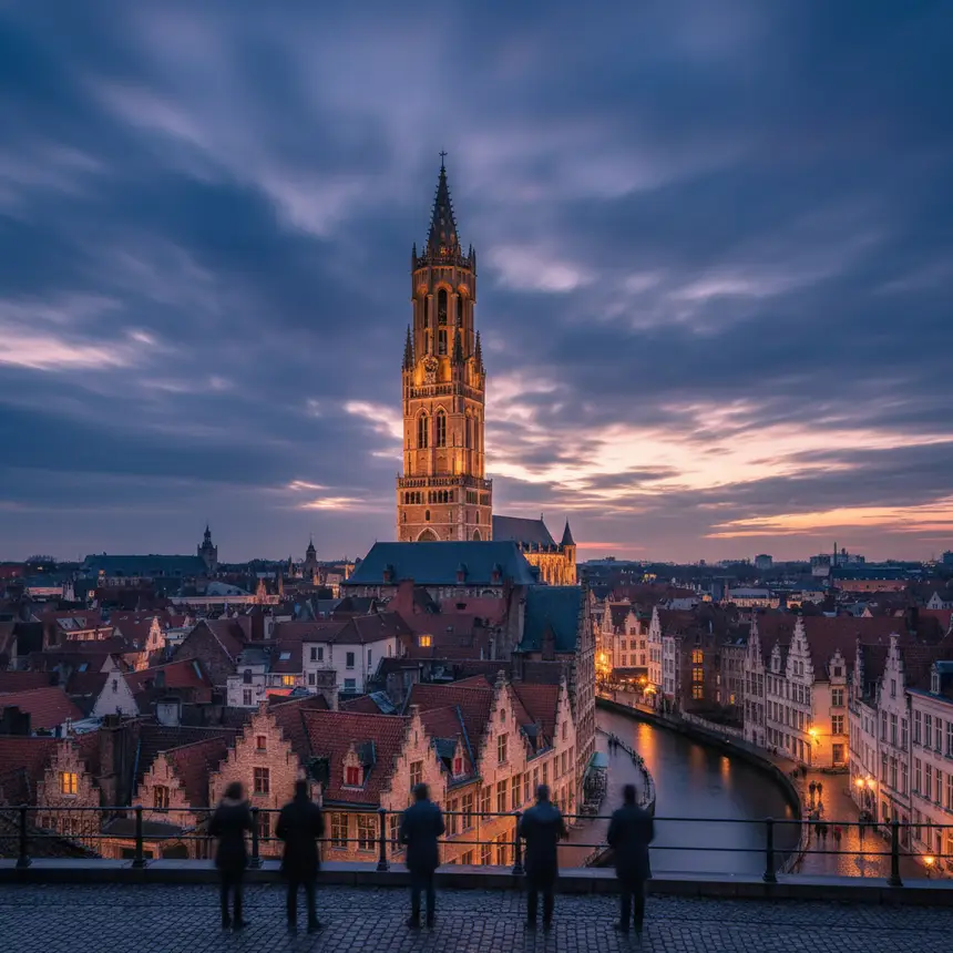 Ghent Belfry, historic city