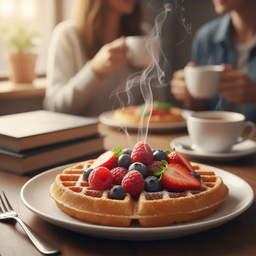 Belgian waffle, local food