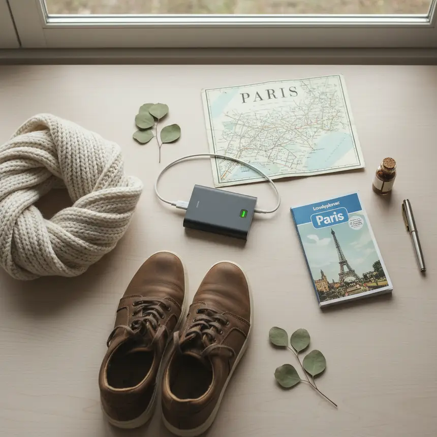 Travel essentials, checklist