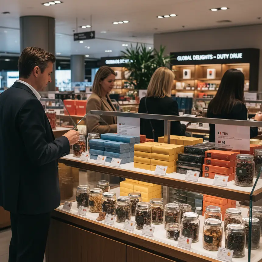 Sri Lanka airport duty-free shopping