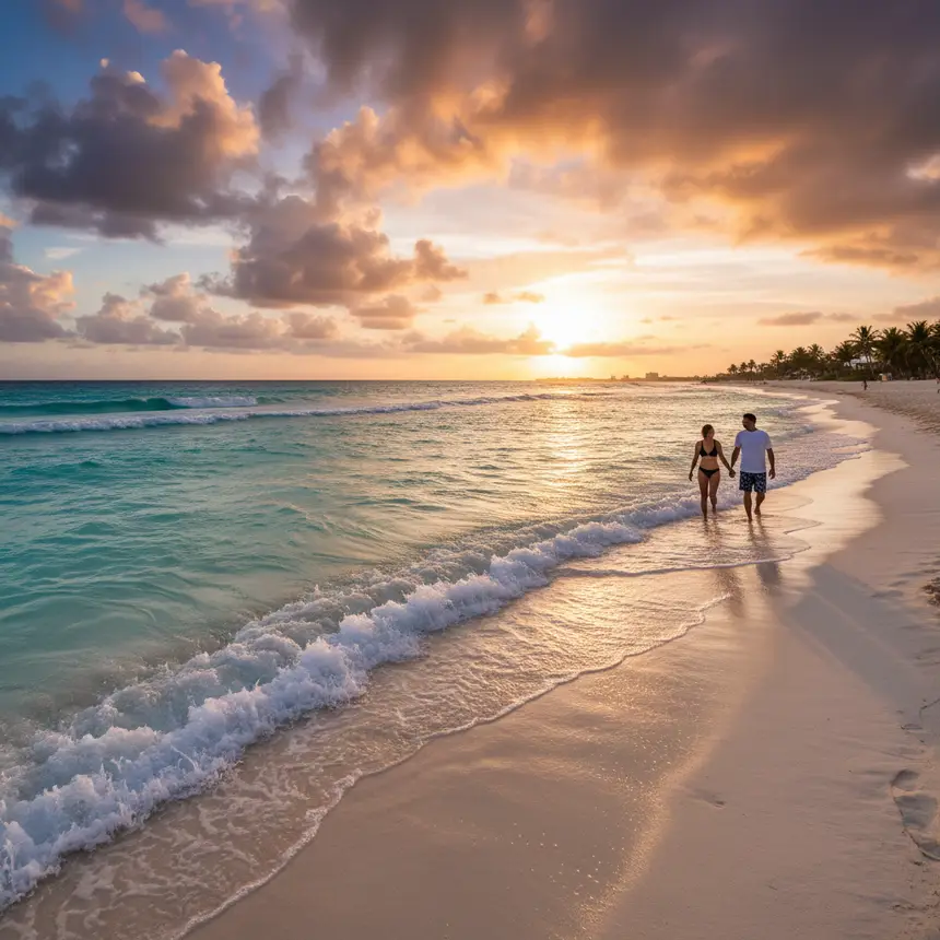 Cancun Caribbean scenery