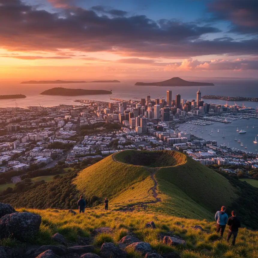 Auckland city panorama