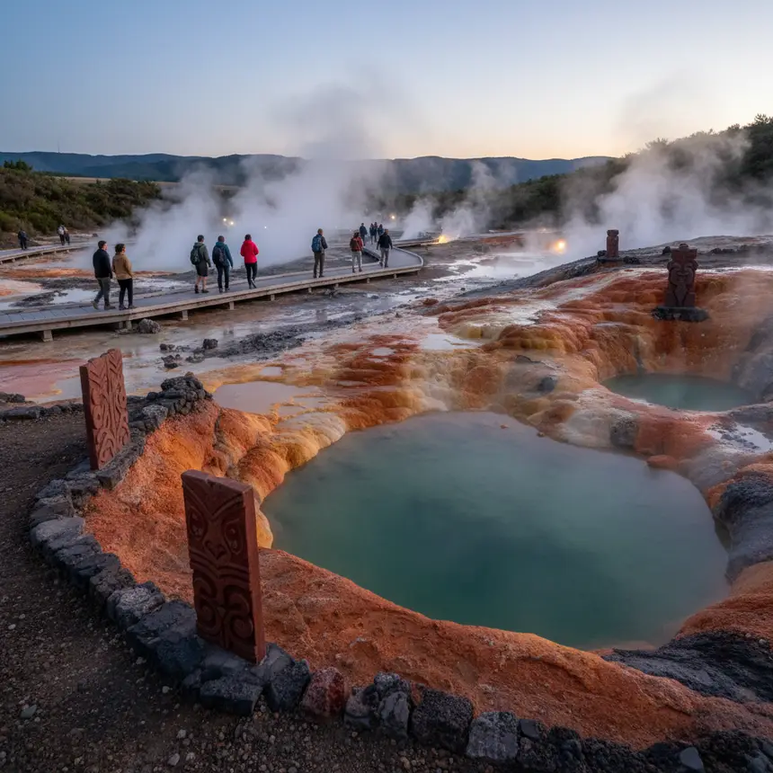 Rotorua geothermal park