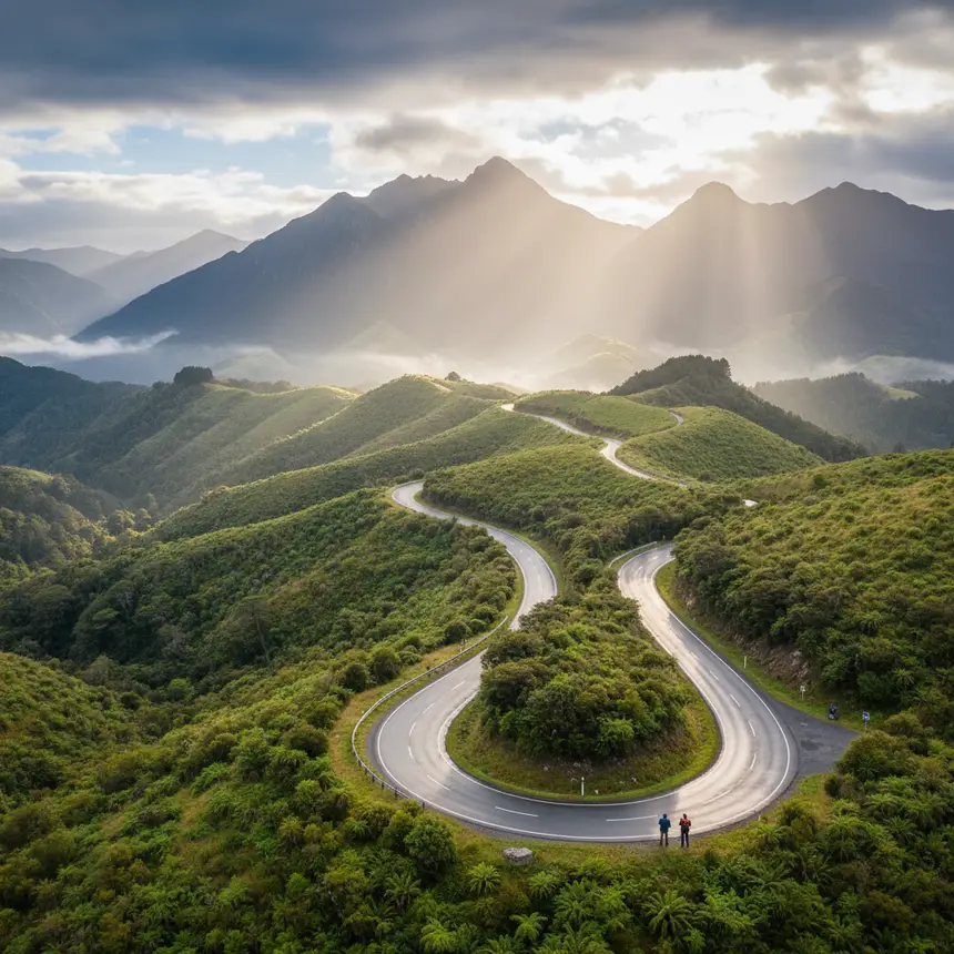 New Zealand North Island landscape