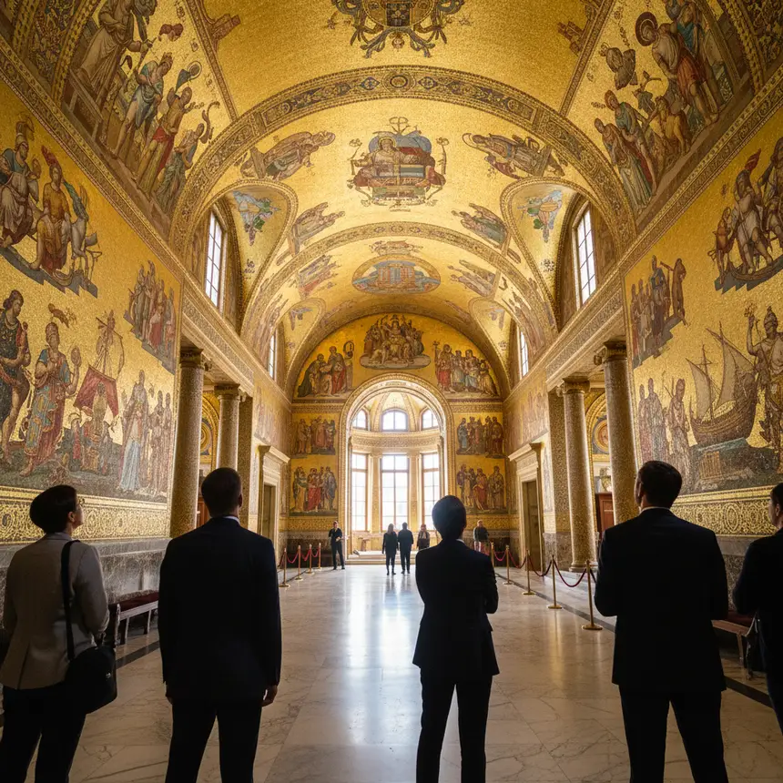 Stockholm City Hall Golden Hall
