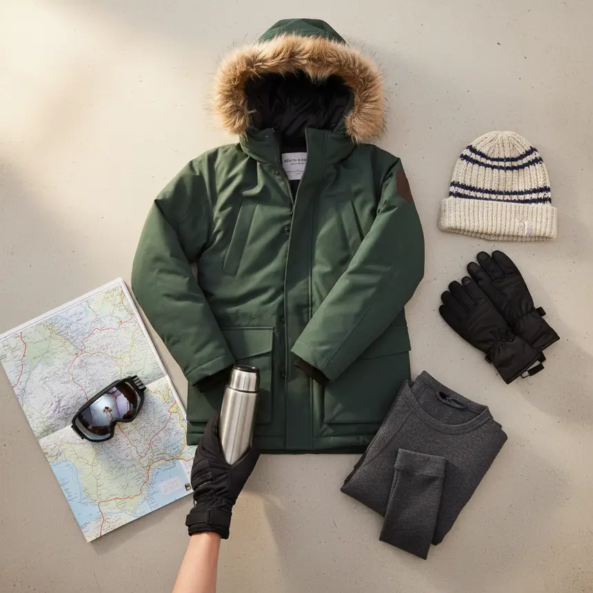 Winter travel packing essentials