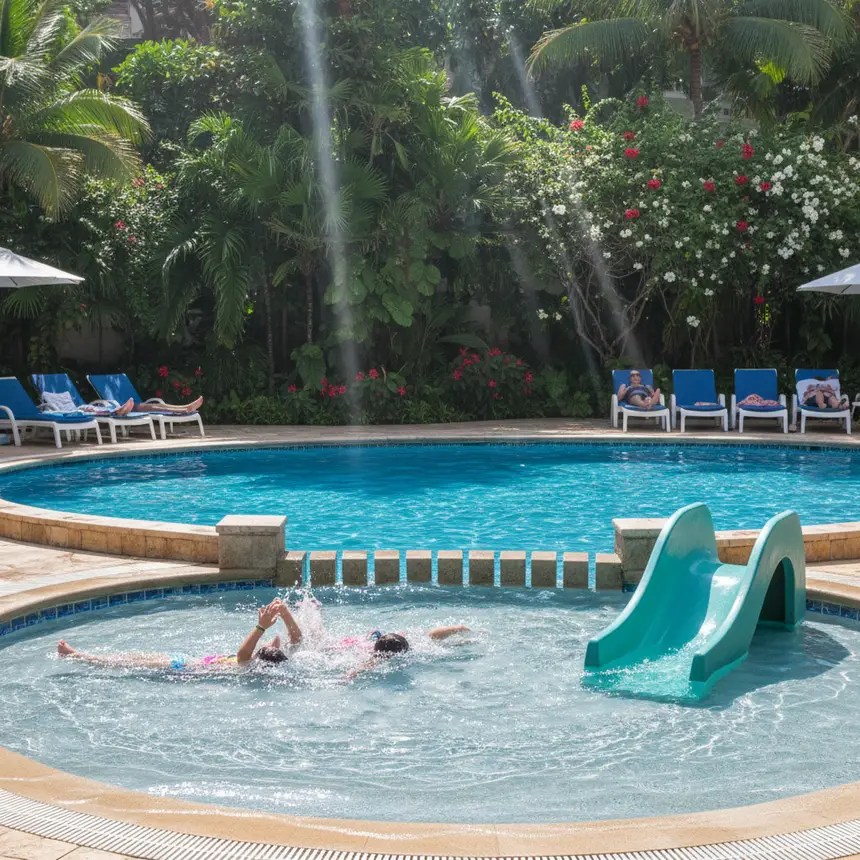 Guam resort kids' pool